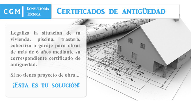 certificado antigüedad